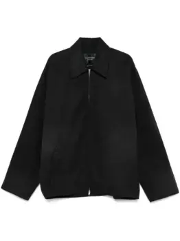 Куртка с вышитым логотипом BALENCIAGA, черный