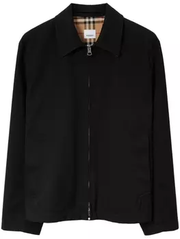 Куртка с вышитым логотипом EKD Burberry, черный