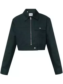 Куртка с вышитым логотипом Lacoste, зеленый