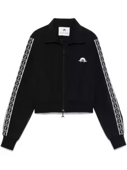 Куртка с вышитым логотипом Marine Serre, черный