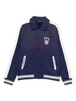 Куртка с вышитым логотипом POLO RALPH LAUREN, синий