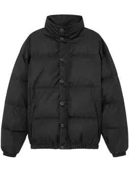 Куртка с вышитым логотипом Versace, черный