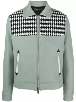 Куртка с вышивкой AMIRI, зеленый
