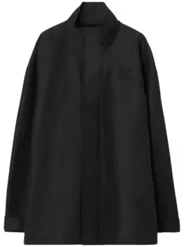 Куртка с высоким воротником и вышивкой EKD BURBERRY, черный