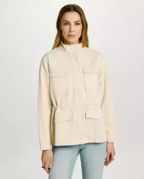 Куртка с высоким воротом Jack & Jones, бежевый