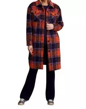 Куртка с заниженными плечами цвета Burnt Orange TRIBAL, оранжевый