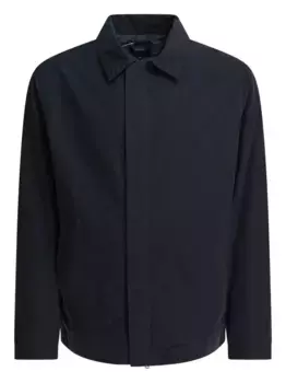 Куртка с застежкой на молнию спереди и пуговицами на манжетах Vince, синий