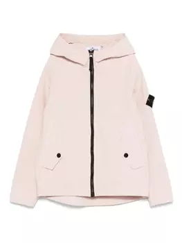 Куртка с значком компаса Stone Island Junior, розовый