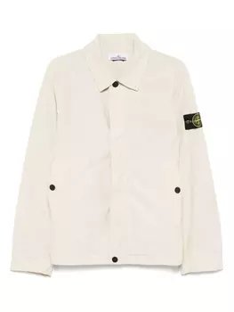 Куртка с значком компаса Stone Island, нейтральный