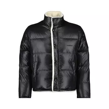 Куртка Saint Laurent Doudoune Faux Shearling 'Brilliant Black', черный