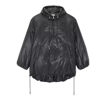 Куртка Saint Laurent Nylon Cassandre Down 'Black', черный