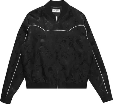 Куртка Saint Laurent Teddy Western Heritage Jacket 'Black', черный