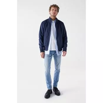 Куртка Salsa Jeans Suede Bomber, синий