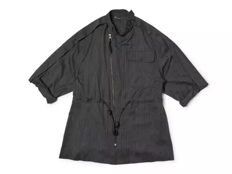 Куртка Salvatore Ferragamo на молнии, темно-серый