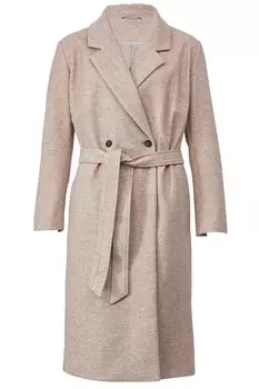 Куртка Sara Lindholm Mantel, серо коричневый