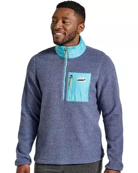 Куртка Saucony Rested Sherpa 1/4 Zip, цвет Sodalite Heather