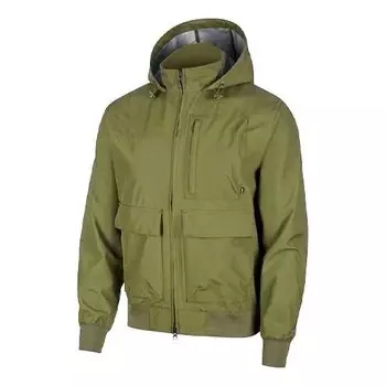Куртка sb skateboard stay warm vest sports hooded jacket green Nike, зеленый