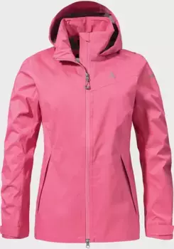 Куртка Schffel "2.5L Jacket Aiplspitz L", с капюшоном, розовый