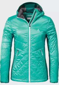 Куртка Schffel "Hybrid Jacket Stams L" с капюшоном, зеленый