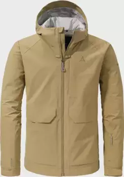 Куртка Schffel "Jacket Lausanne M", с капюшоном, бежевый