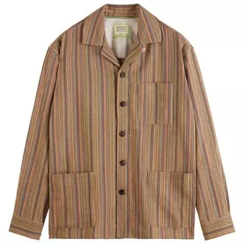 Куртка Scotch & Soda 175702 overshirt, коричневый