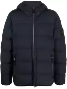 Куртка Seamless Tunnel Down-TC с капюшоном Stone Island, синий