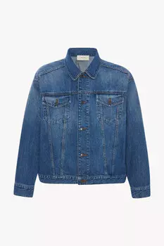 Куртка Seb из хлопка The Row, синий