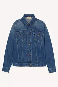 Куртка Sebilia из хлопка The Row, синий