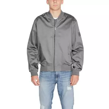 Куртка серая из органического хлопка Calvin Klein