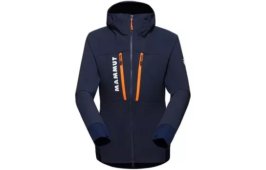 Куртка серии Aenergy женская Mammut, цвет Deep Ice Blue - Deep Ocean Blue color-blocking
