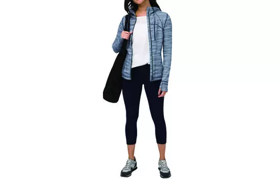 Куртка серии Define женская Lululemon, цвет Variegated black/white/black