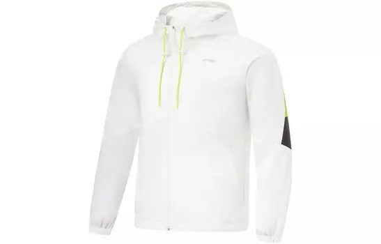 Куртка серии Fitness для мужчин белого цвета Lining, белый