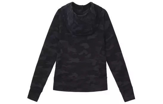 Куртка серии Scuba женская Lululemon, цвет Black and White Pattern/OBWB