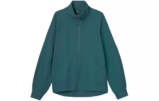 Куртка серии Scuba женская Lululemon, цвет Traditional Green/Legacy Green