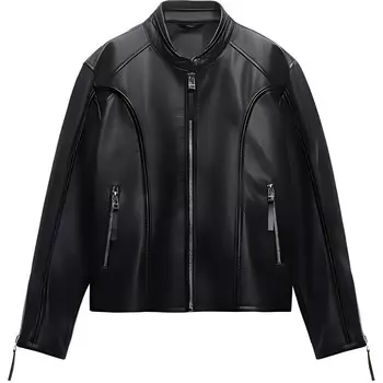 Куртка серии ZW женская черная Zara
