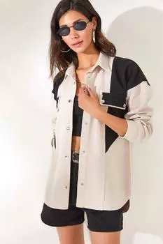 Куртка - Серый - Классический крой Olalook, серый