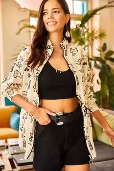 Куртка - Серый - Классический крой Olalook, серый