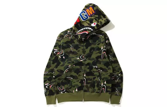 Куртка Shark Series для мужчин A Bathing Ape, желтый