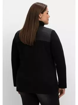 Куртка sheego Jerseyjacke, черный
