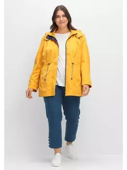 Куртка sheego Kapuzenjacke, цвет senfgelb