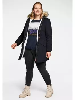 Куртка sheego Parka, черный