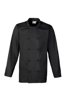 Куртка шеф-повара с длинными рукавами Cuisine Premier, черный