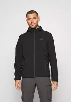 Куртка Shell Jack Wolfskin BORNBERG HOODY, цвет Black
