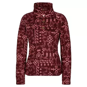 Куртка Sherpa, цвет Beet Red Abstract