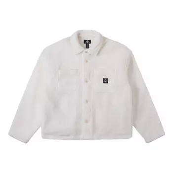 Куртка sherpa seasonal jacket 'white' Converse, белый