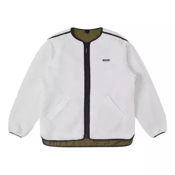 Куртка sherpa transitional jacket 'white black' Converse, белый
