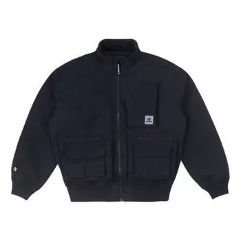 Куртка short down bomber jacket 'black' Converse, черный