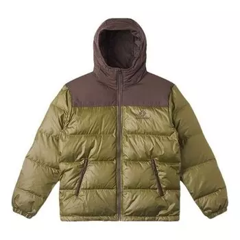 Куртка short down coat 'green' Converse, зеленый