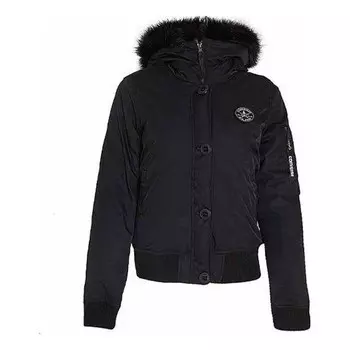 Куртка short down jacket 'black' Converse, черный