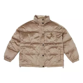 Куртка short padded jacket 'brown' Vans, коричневый